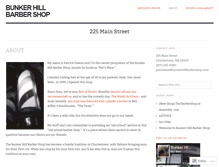 Tablet Screenshot of bunkerhillbarbershop.com